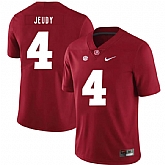Alabama Crimson Tide 4 Jerry Jeudy Red Nike College Football Jersey Dzhi,baseball caps,new era cap wholesale,wholesale hats